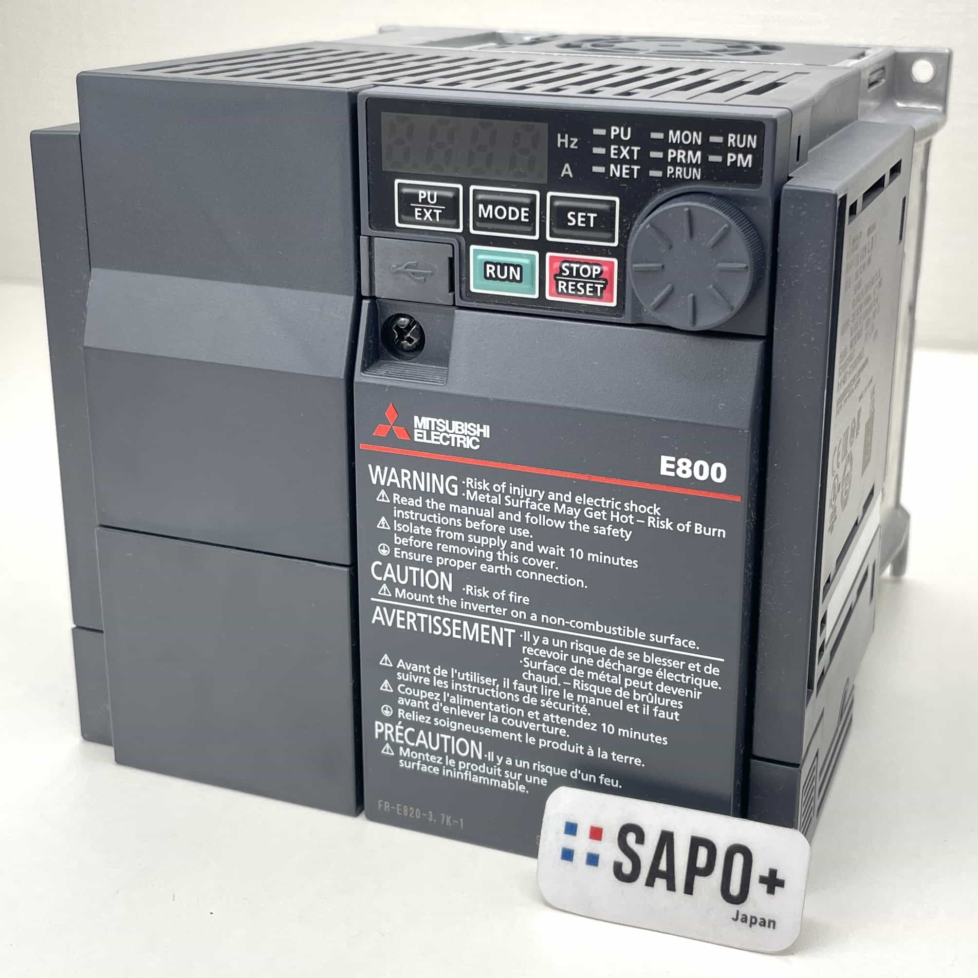 三菱電機 インバーター FR-E820-3.7K-1 FR-E820-3.7K-1 2024年製